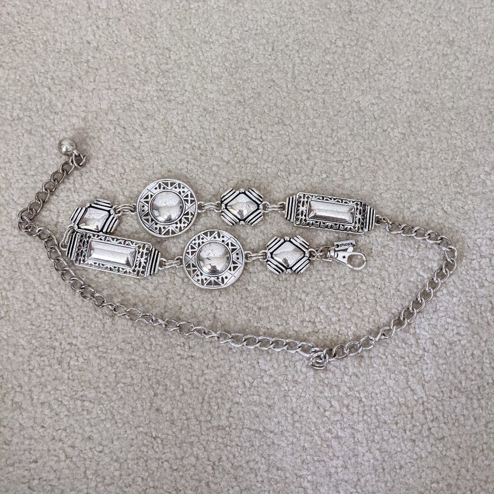 Chico's metal belt